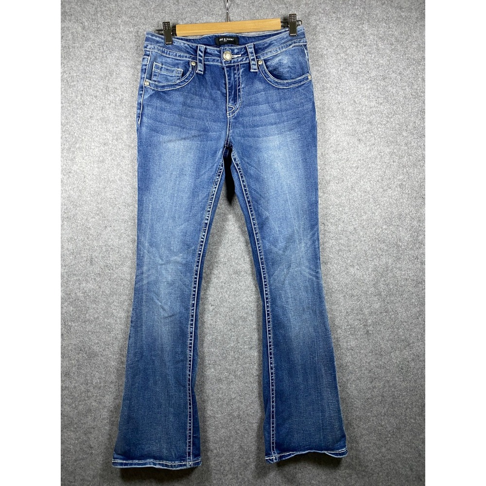 Fire‎ & Rain Denim Womens Bootcut Jeans Size 11 Medium Wash Stretch Flap Pocket